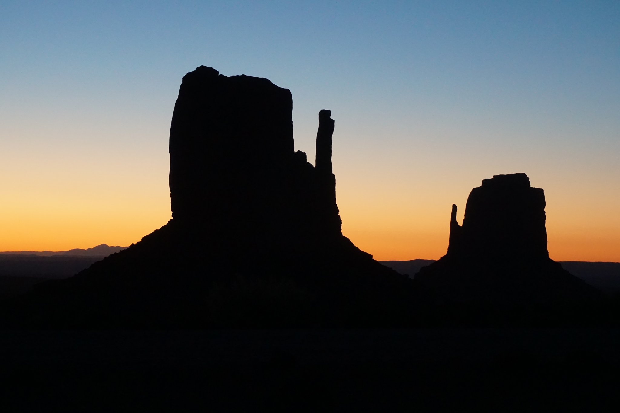 Sunrise in Monument Valley