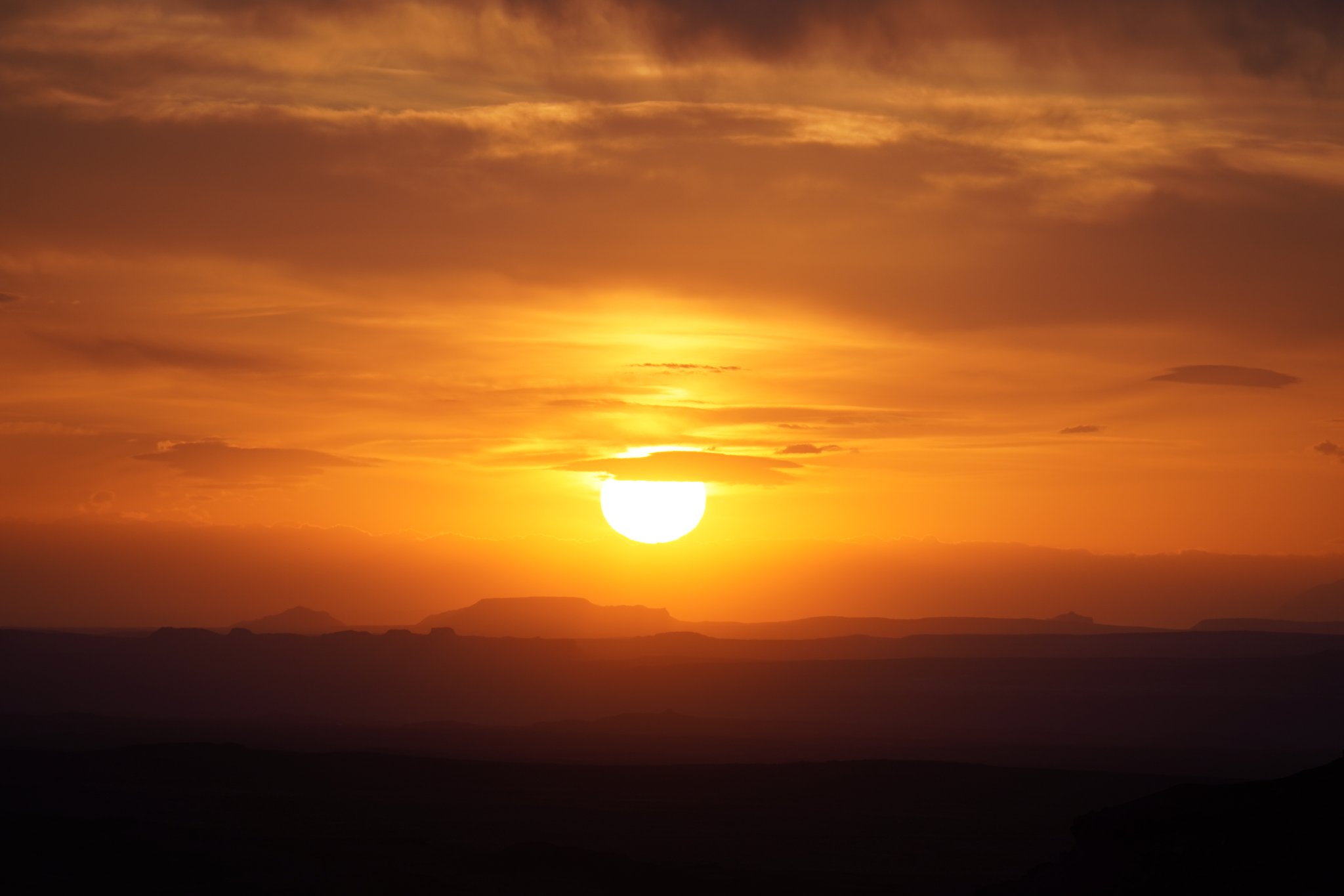 Sunrise in Monument Valley