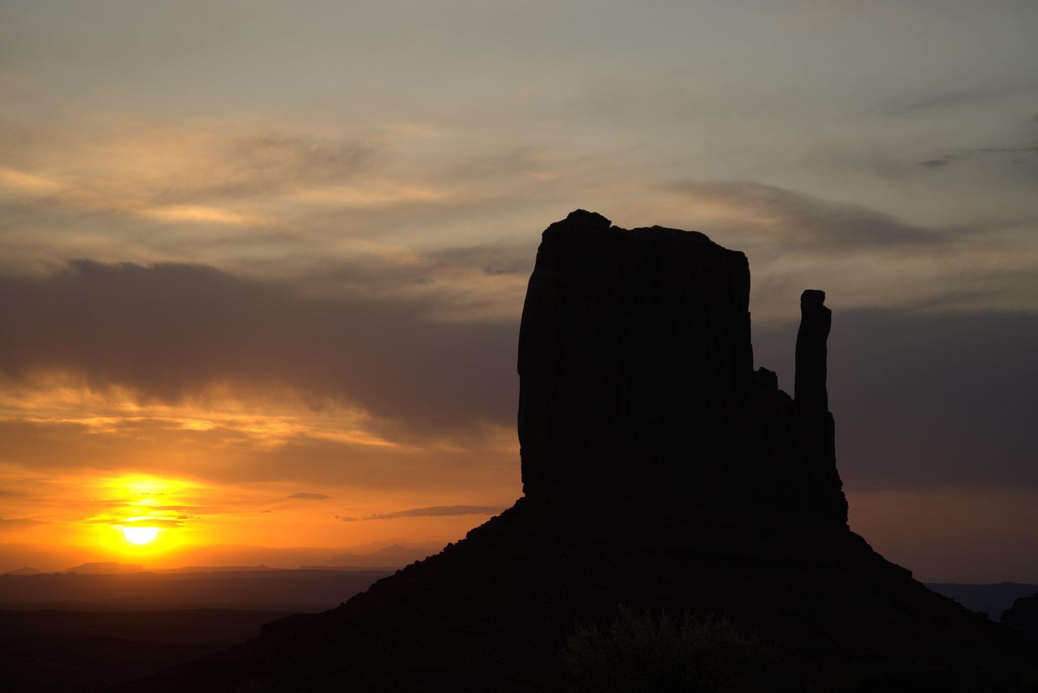 Sunrise in Monument Valley