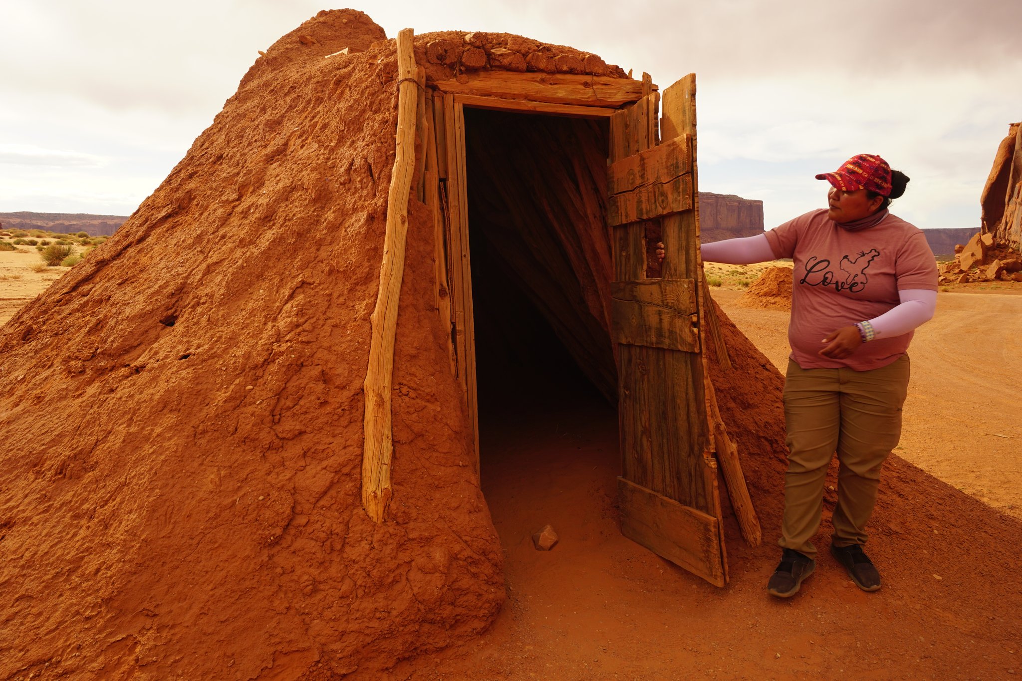 Traditional Hogan on Guided Sunset Tour