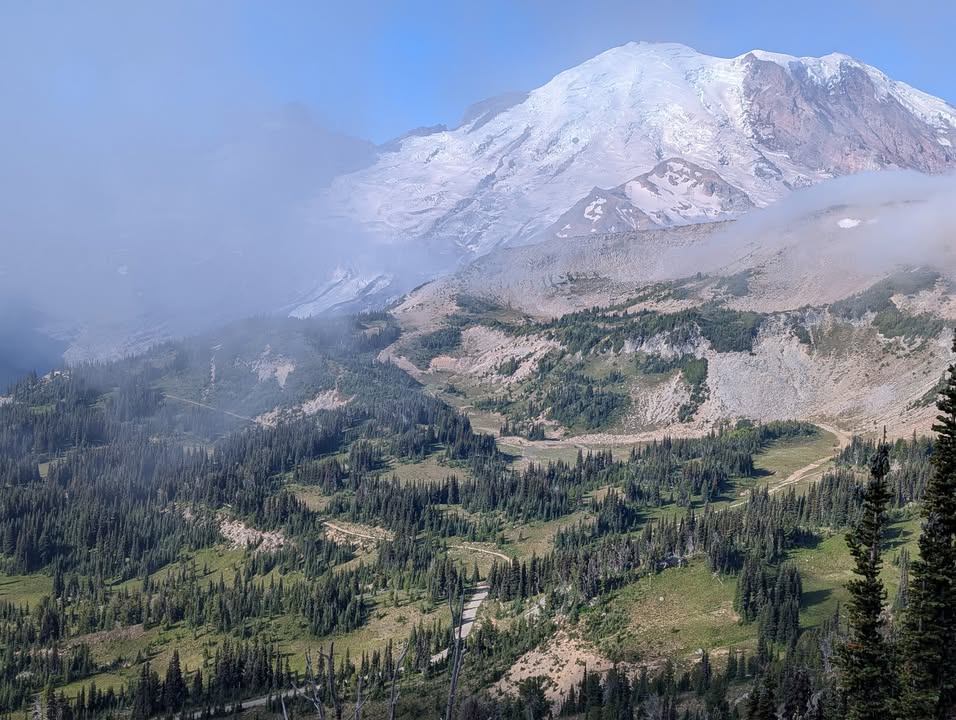 Mount Ranier from Visitor Center Parking Lot