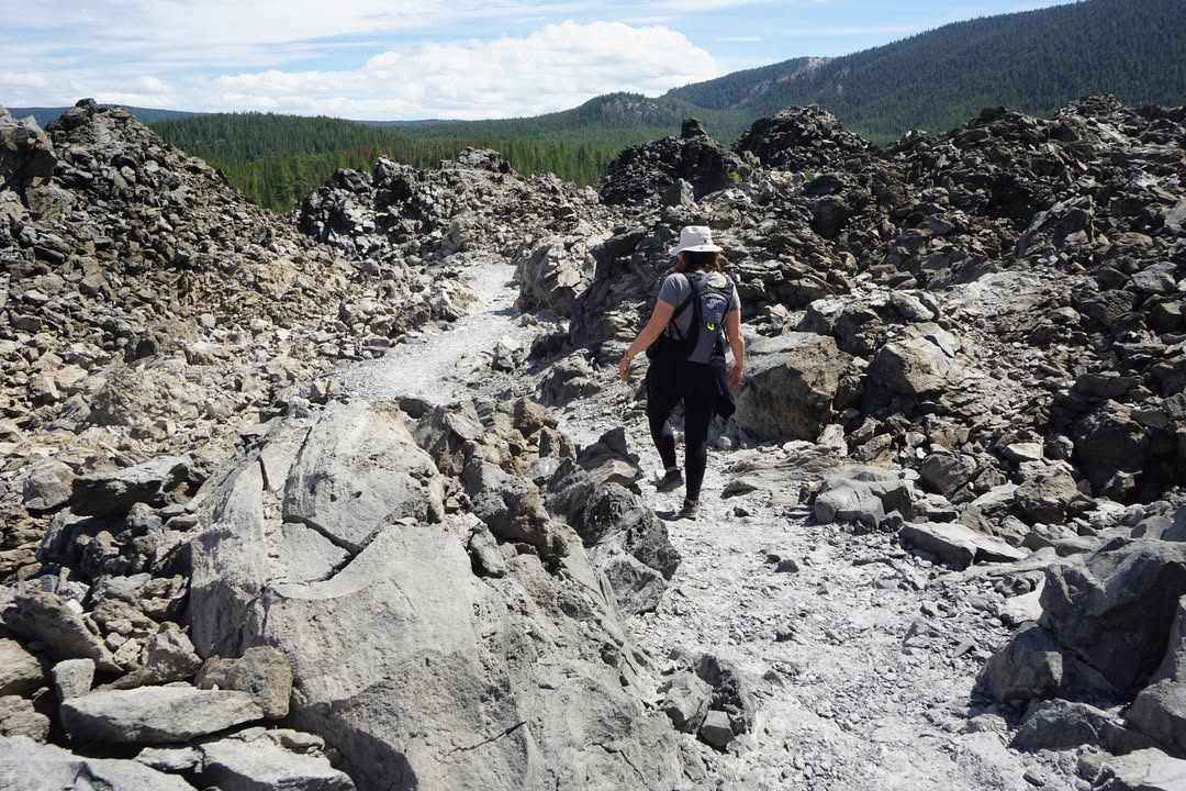 Big Obsedian Flow Trail