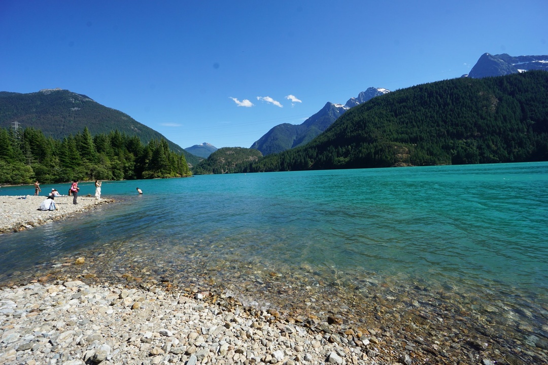 Beach near Diablo Dam