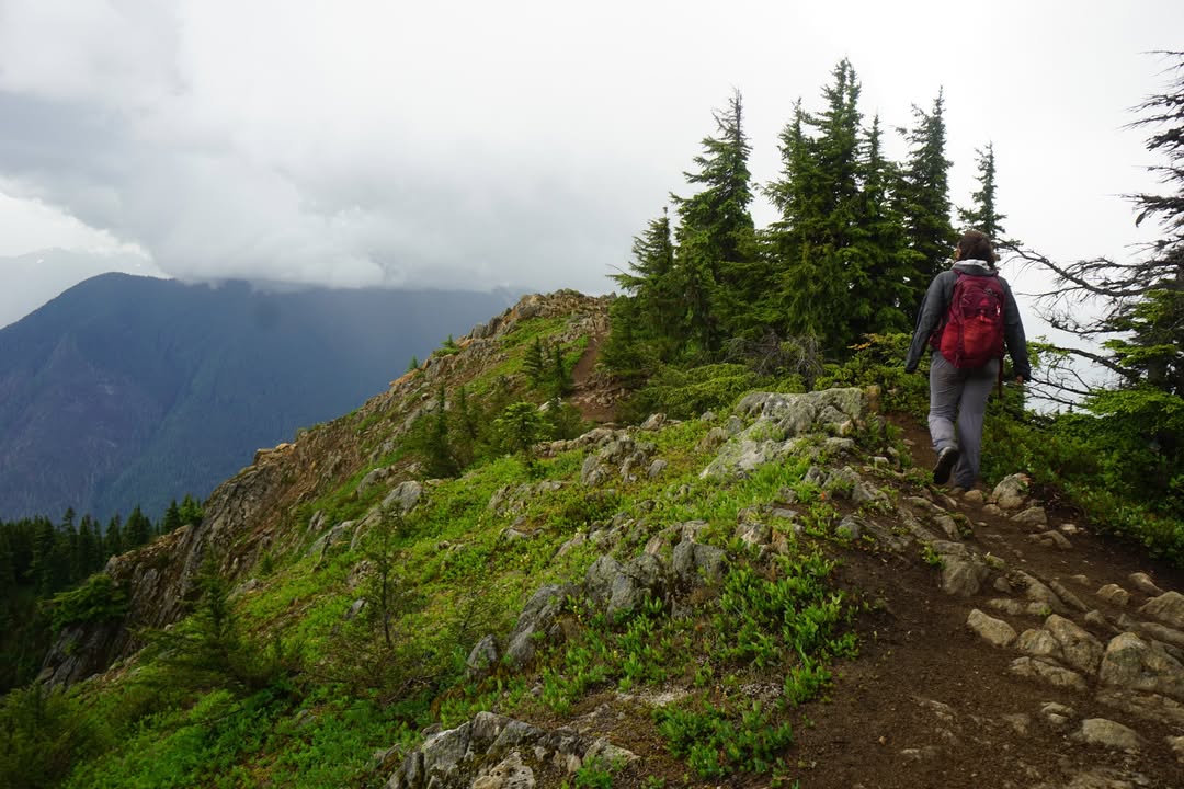 Leaving Trappers Peak