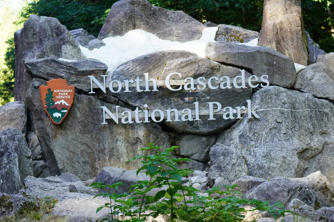 Northern Cascades National Park Sign