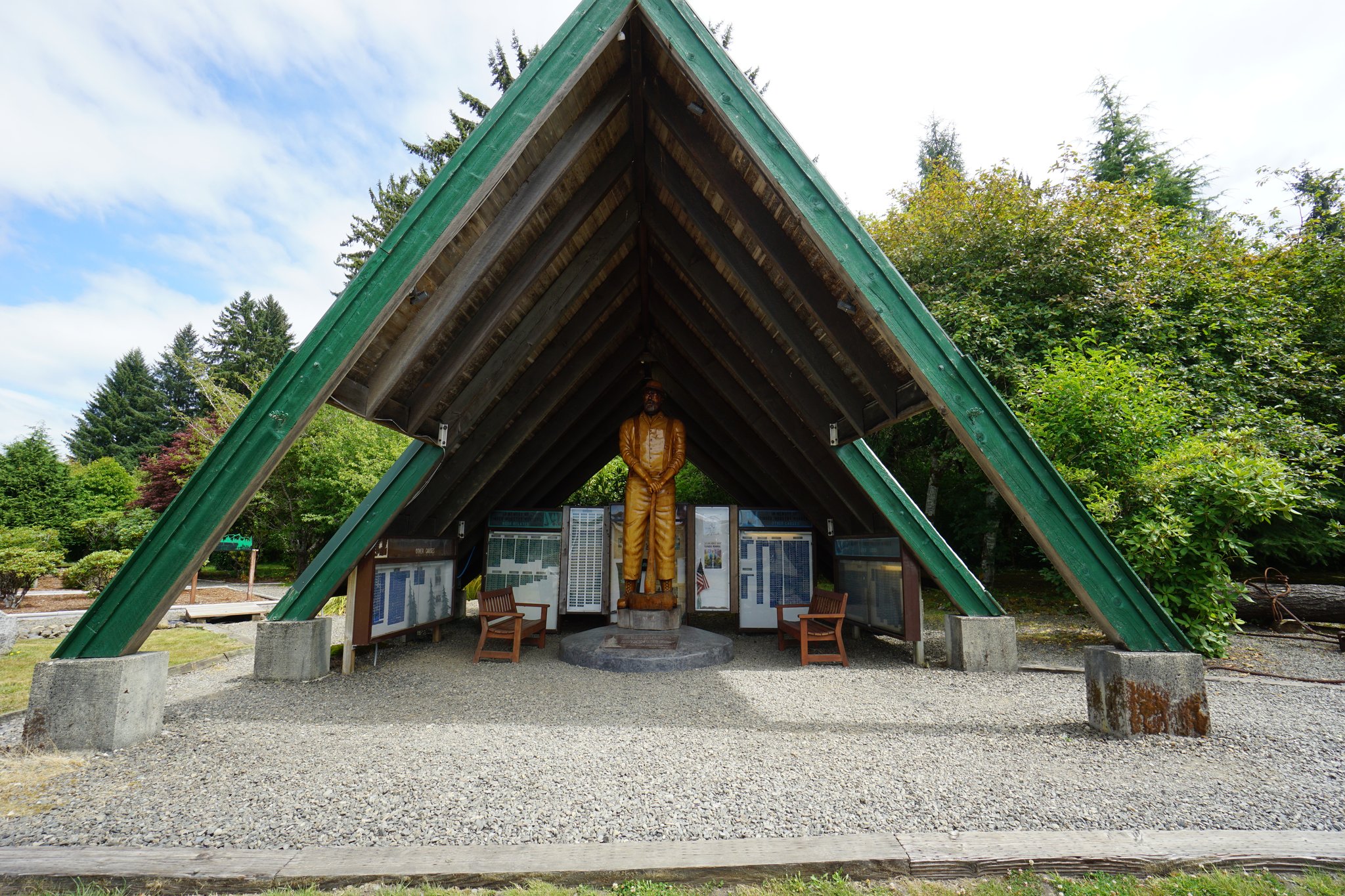 Exhibit at Timber Museum