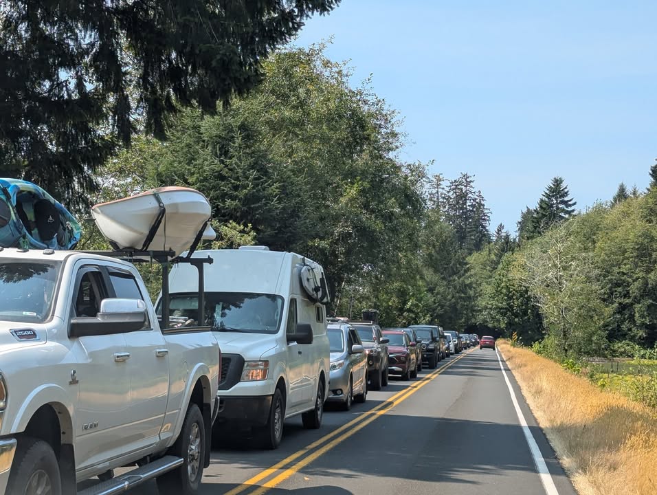 Incoming Traffic to Hoh Rainforest