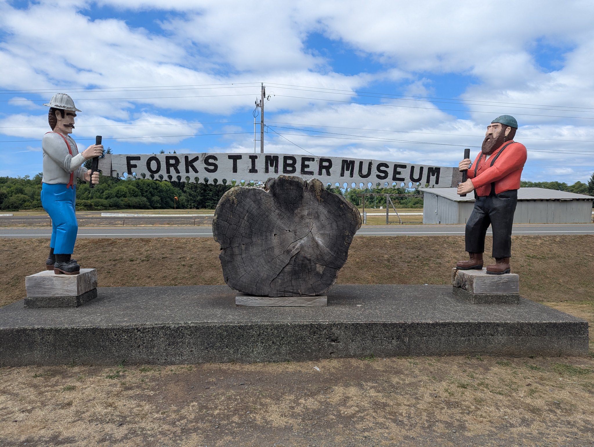 Outside Forks Timber Museum
