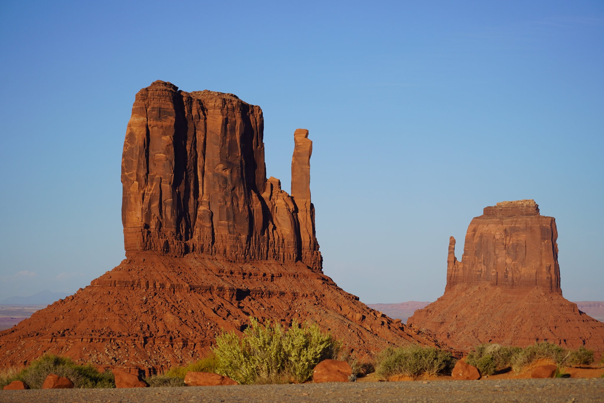 Monument Valley view from Campsite