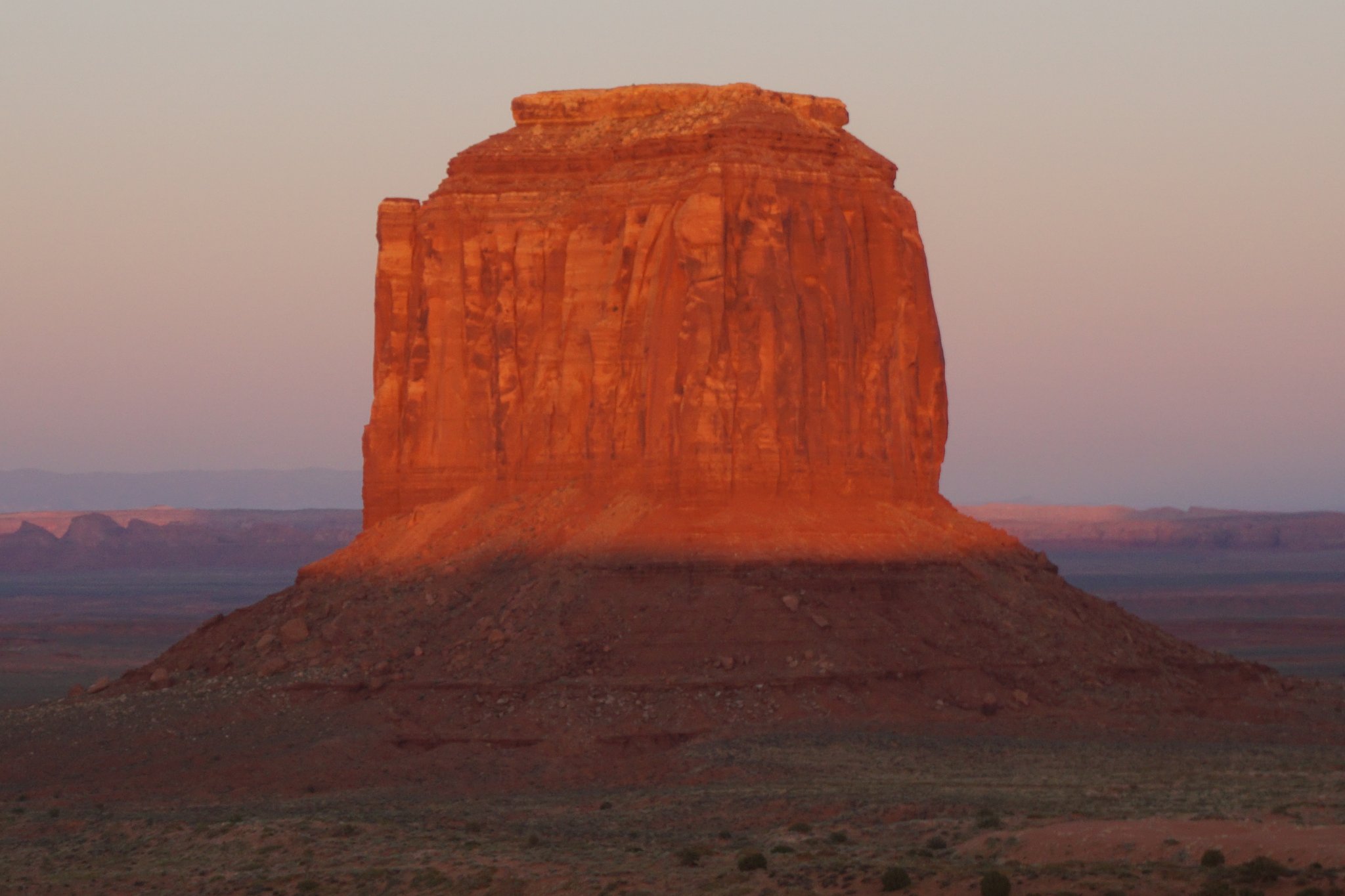 Sunset at Monument Valley