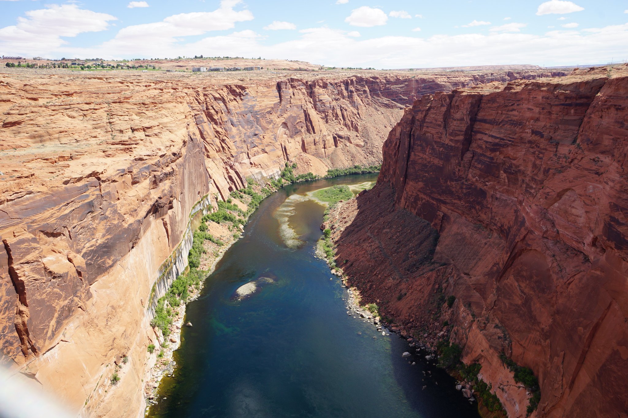 View from other side of the bridge
