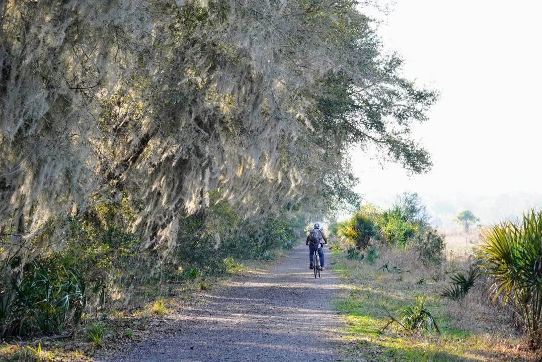 Biking Cone's Dike trail