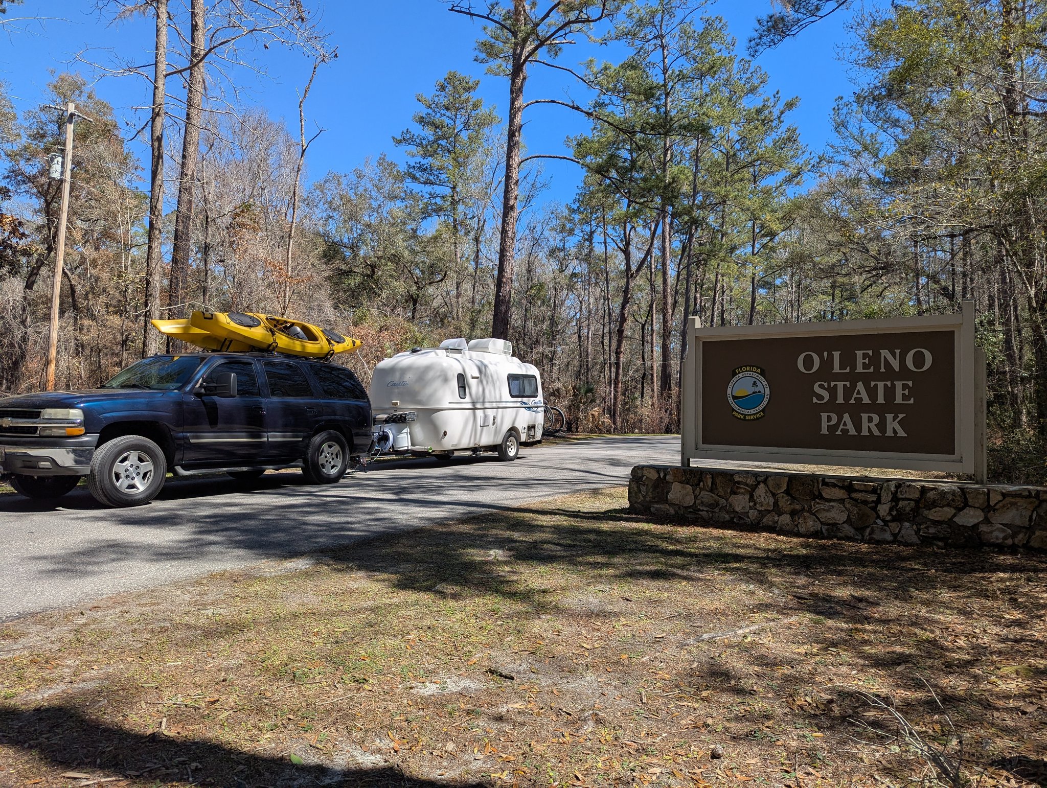 Leaving O'Leno State Park