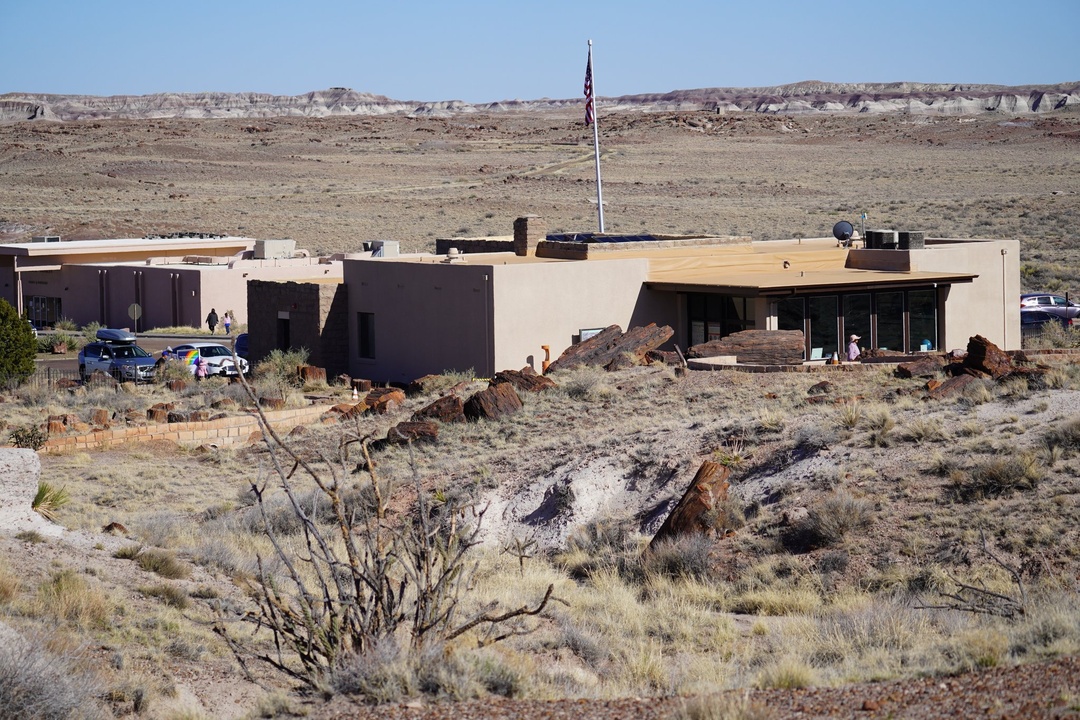 Visitor Center From Giant Logs Trail
