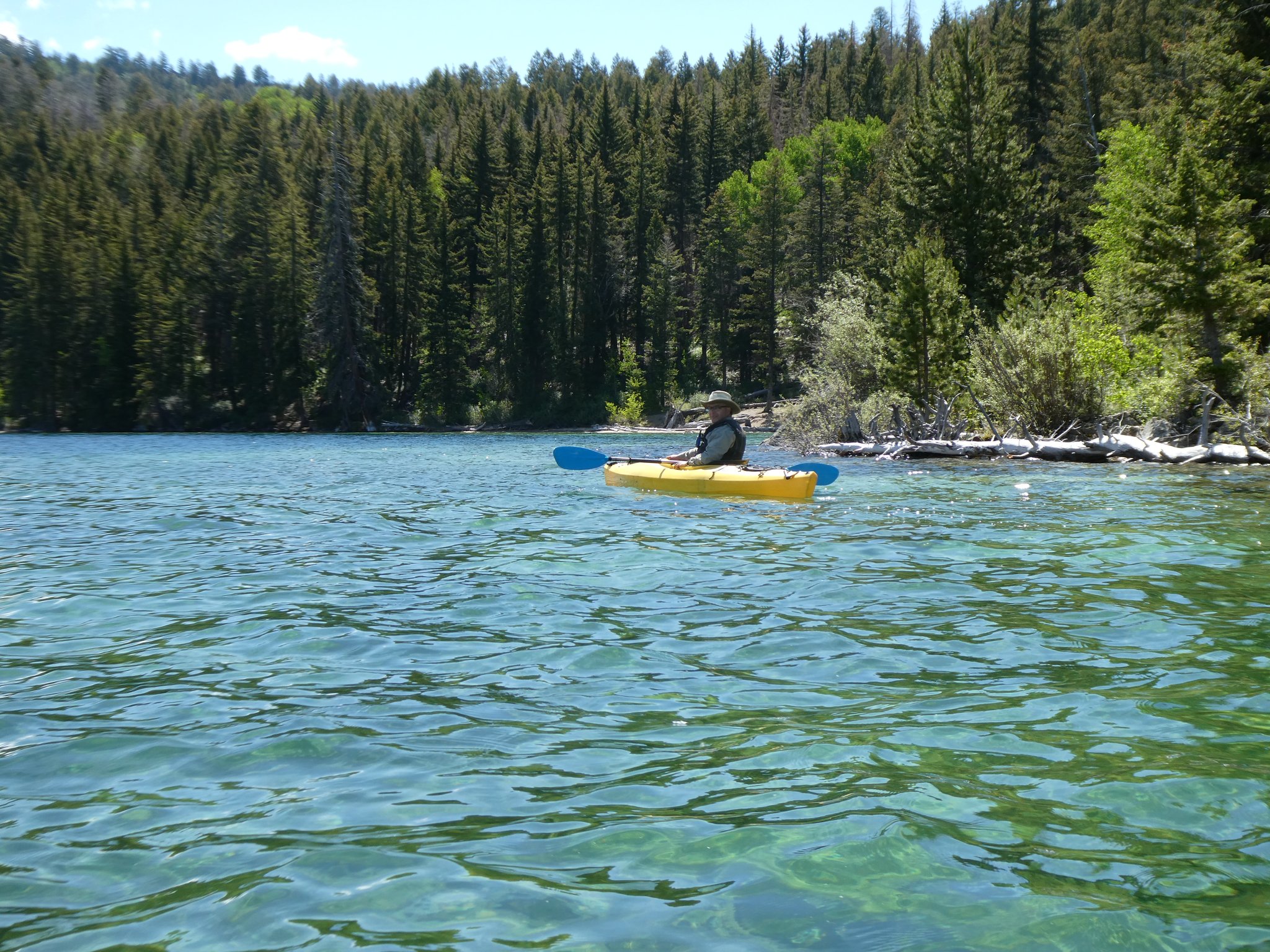 Kayaking at Fremont Lake