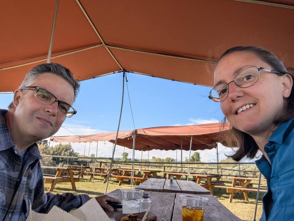 Pitchfork Fondue selfie