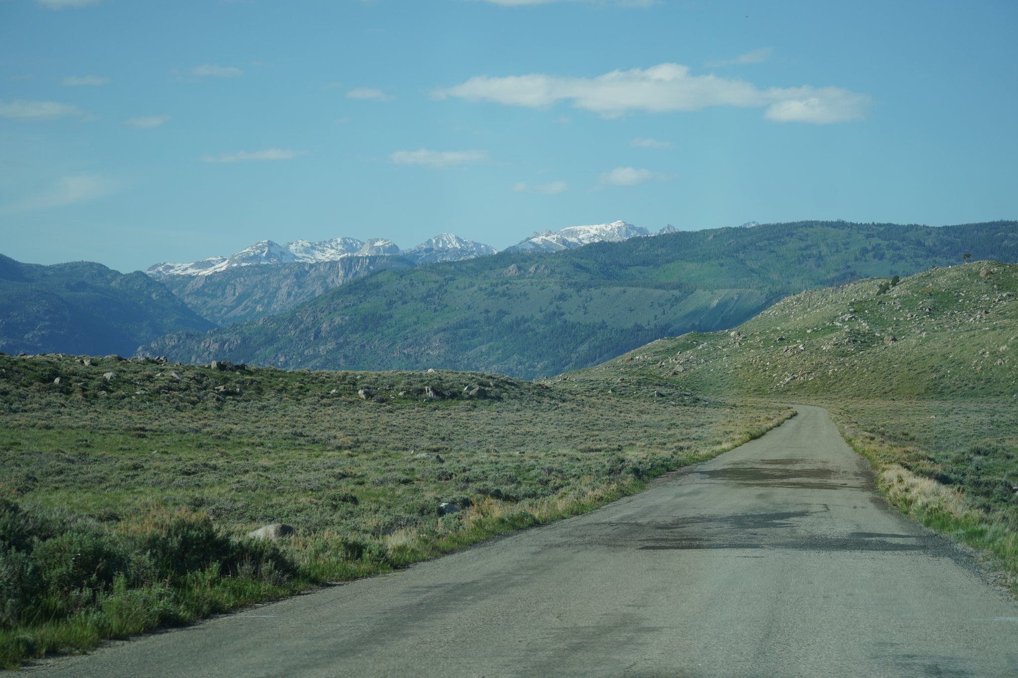 Road into Fremont Lake Campground