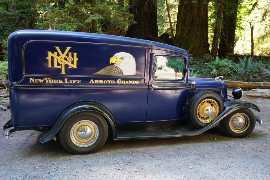 Old Timey car at Simpson-Reed Trailhead