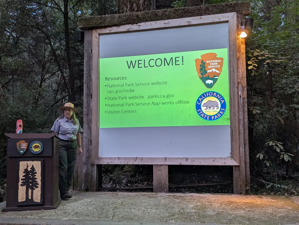 Ranger talk at Jebediah Smith Redwoods State Park / Redwood National Park