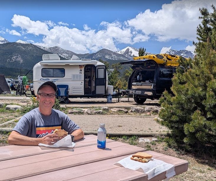 Lunch at Campsite at Glacier Basin