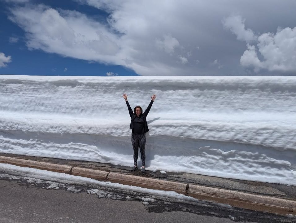 Packed Snow along Trail Ridge