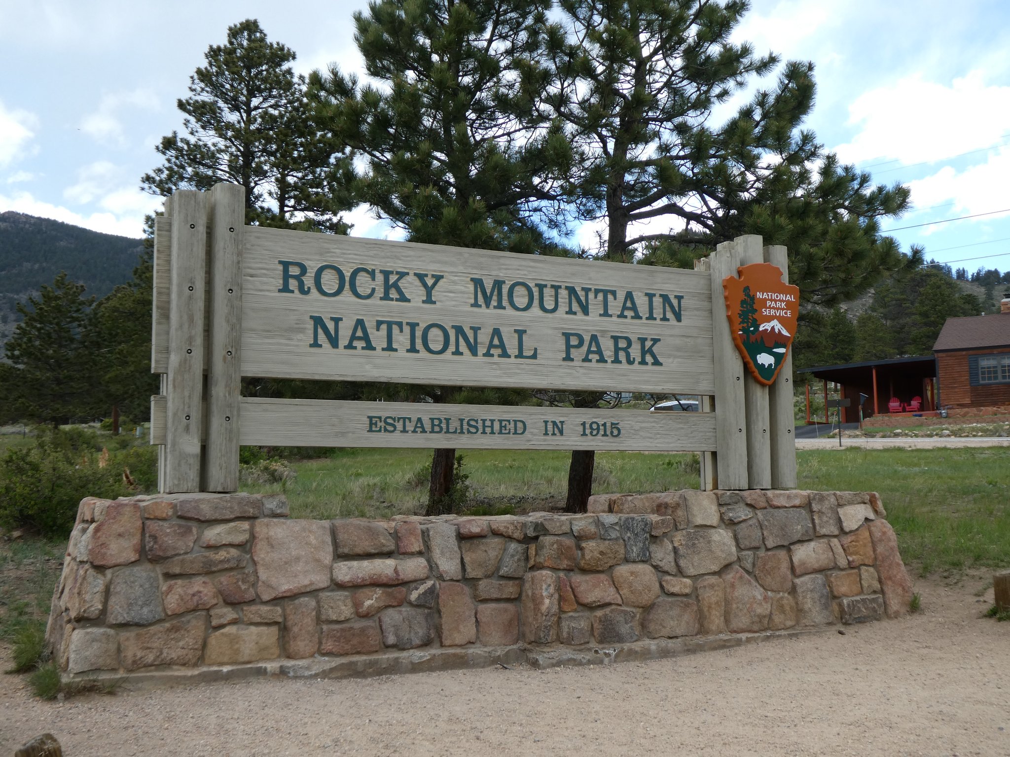 Rocky Mountain National Park Entrance