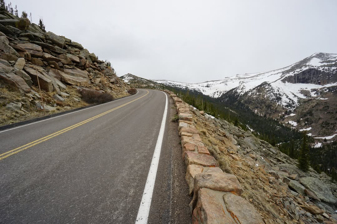 Trail Ridge Road just past Rainbow Curve