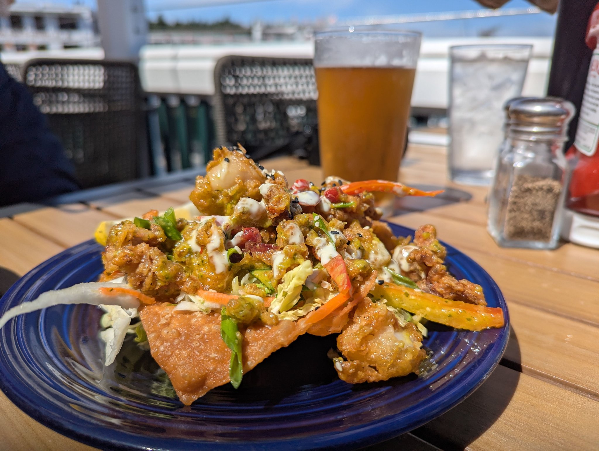 Amazing calamari at Madrona Bar & Grill