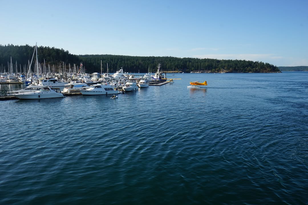 Leaving Friday Harbor on San Juan Ferry