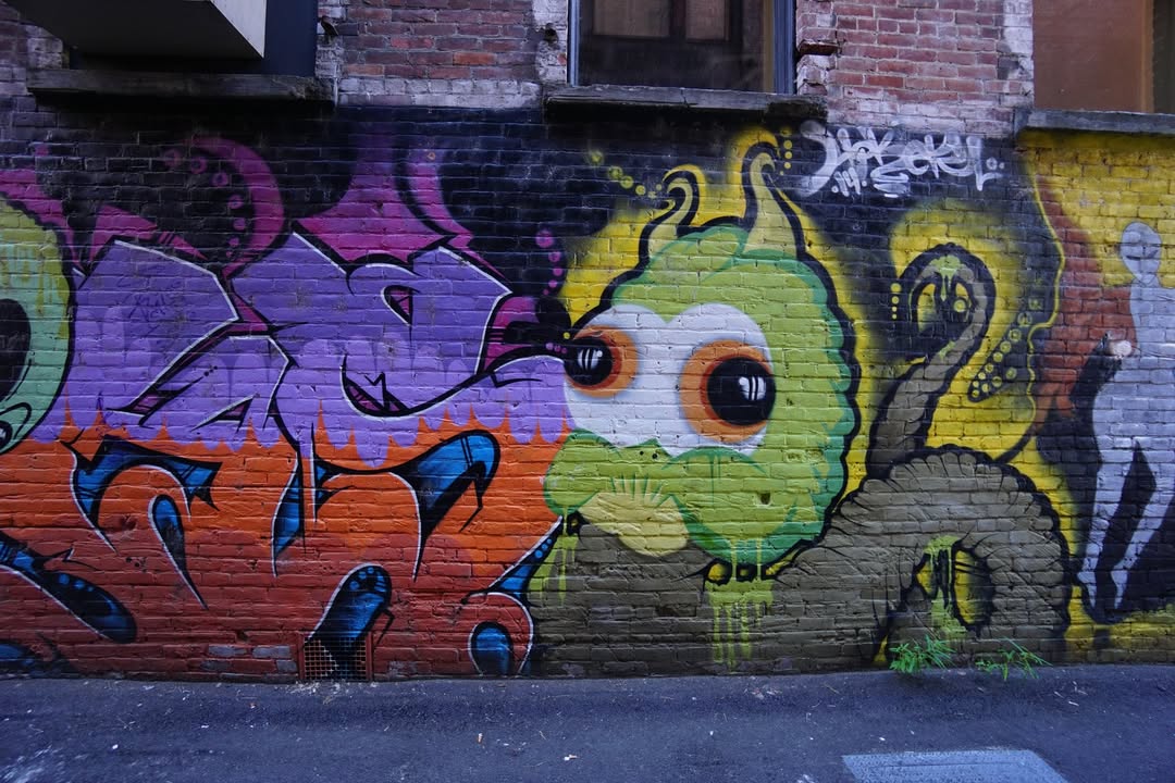 Alley art in downtown Sandpoint