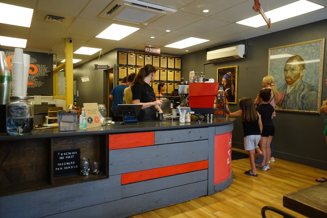 Panhandle Cone & Coffee shop