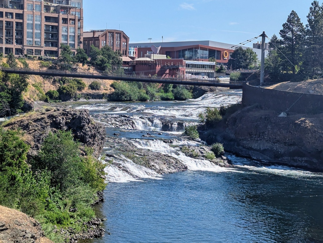 Spokane Falls in Downtown