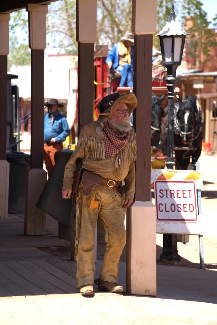 Old West character in Tombstone