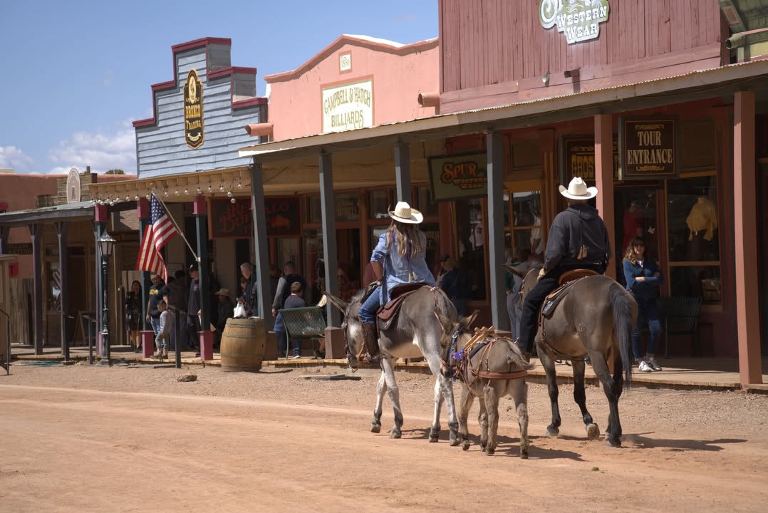 Traffic along Tombstone’s main street