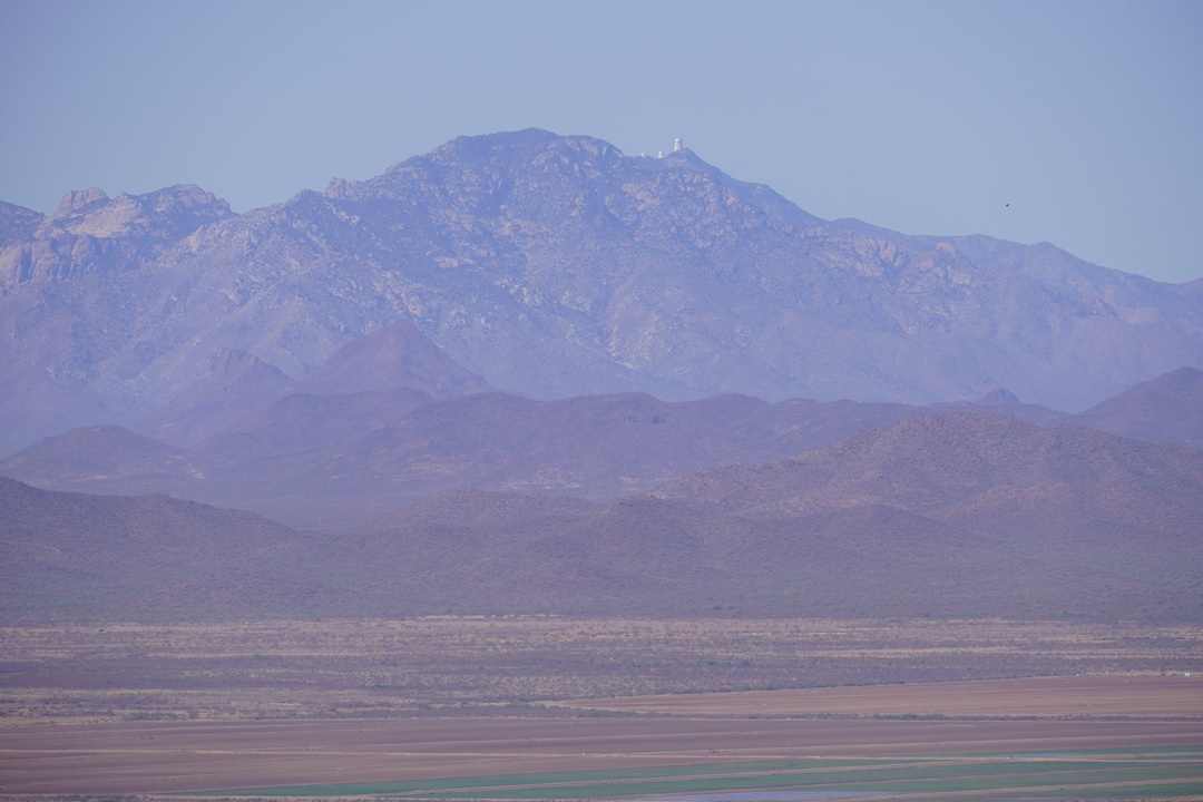 Lemmon Mountain with Observatory from Gould Mine Trail