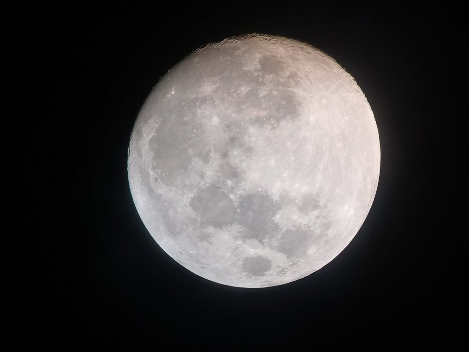Moon from Telescope at Mount Lemmon SkyCenter Observatory