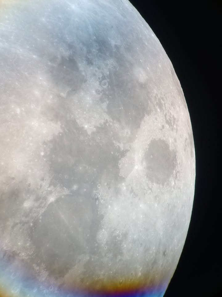 Moon from Telescope at Mount Lemmon SkyCenter Observatory