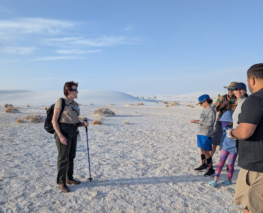 Ranger Guided Hike at White Sands