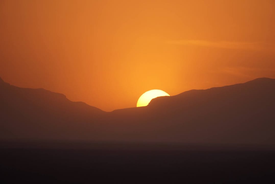 Sunset at Oliver Lee Memorial State Park