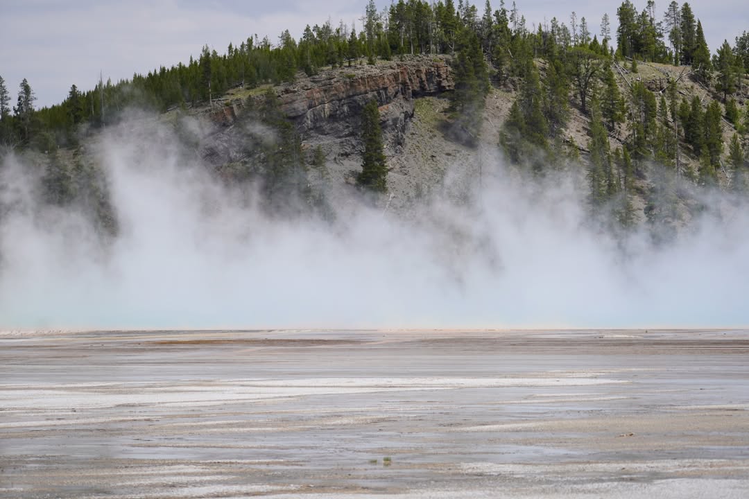 Grand Prismatic from Fountain Flats