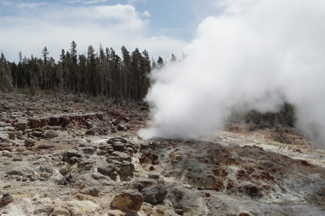 Steamboat Geyser at Back Basin Trail